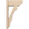 Ekena Millwork 7 1/2-in W x 16-in D x 28-in H Balboa Slat Rough Cedar Woodgrain TimberThane Outlooker, Primed Tan OUTUR075X16X28BOA24RCPR - alternate 4